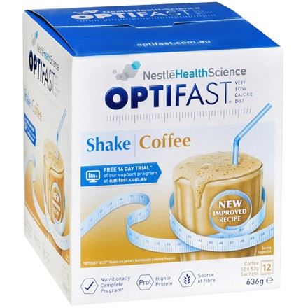 Optifast VLCD Milkshake Coffee 12 x 53g Sachets