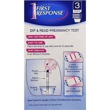 First Response Dip & Read Pregnancy Test 3 Tests
