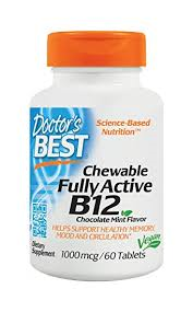 Doctor's Best Chewable Fully Active B12 1000mcg Tablets 60