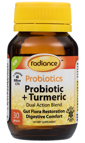 Radiance Probiotic + Turmeric Capsules 30 - Discontinued