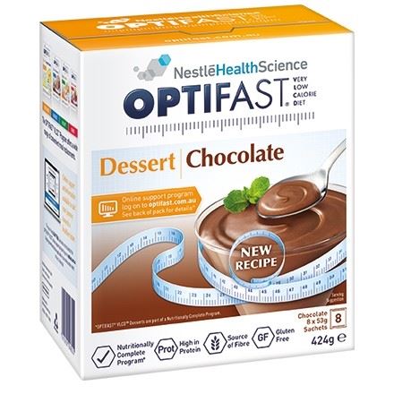 Optifast VLCD Dessert Chocolate 8 x 53g Sachets