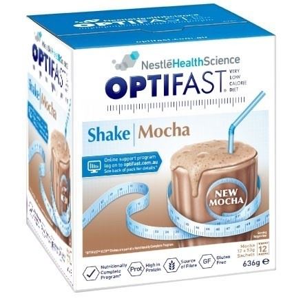 Optifast VLCD Milkshake Mocha 12 x 53g Sachets