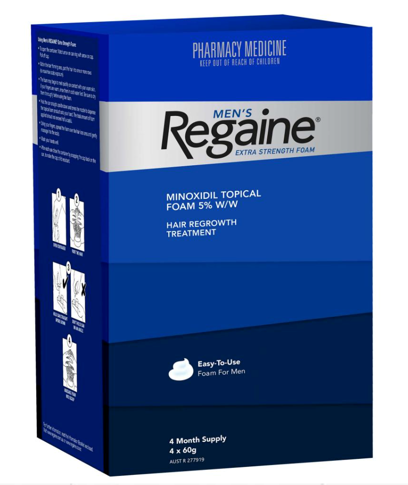 Regaine Foam 4 x 60g (4 Months Supply)
