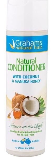 Grahams Natural Conditioner with Coconut & Manuka Honey 250ml