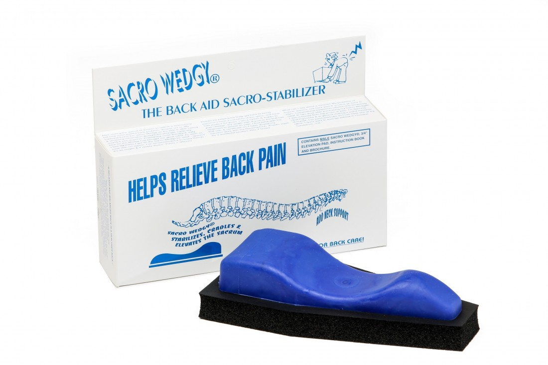 Sacro Wedgy For Men - The Back Aid Sacro Stabilizer