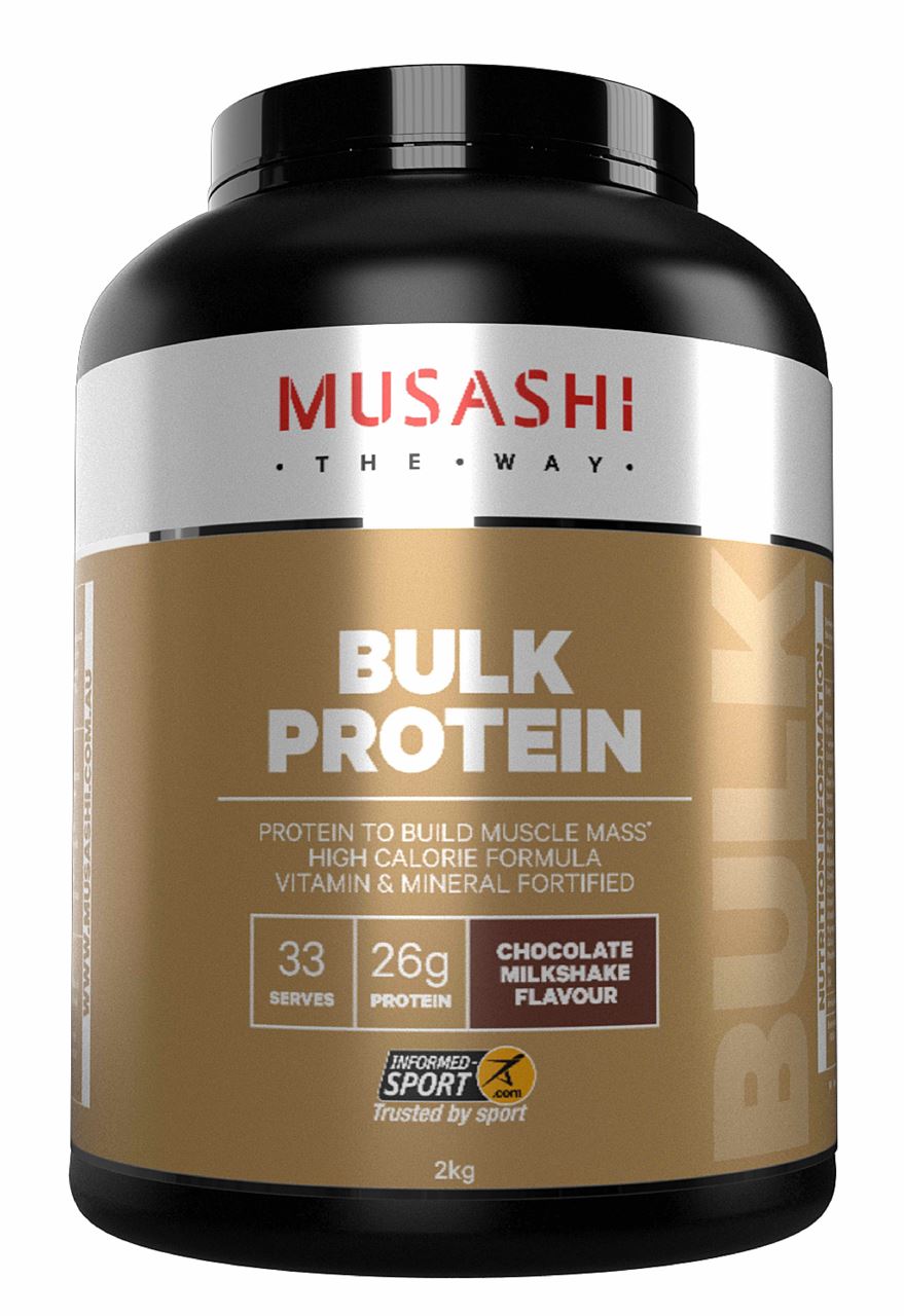 Musashi Bulk Protein Chocolate Milkshake 2kg