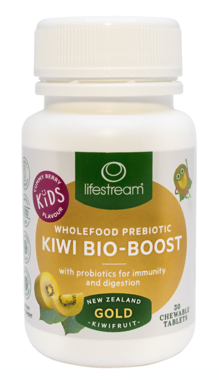 Lifestream Kiwi Bio-Boost with Livaux Chewable Tablets for Kids 30