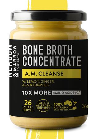 Meadow & Marrow Bone Broth Concentrate - AM Cleanse 260g