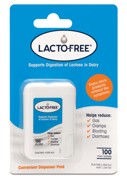 Lacto-Free Tablets 100 - For Lactose Digestion