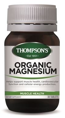 Thompsons Organic Magnesium Tablets 30