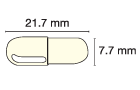 BioCeuticals Folinic Acid Capsule Size