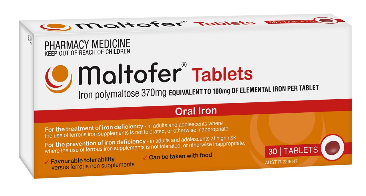 Maltofer Iron 100mg Tablets 30