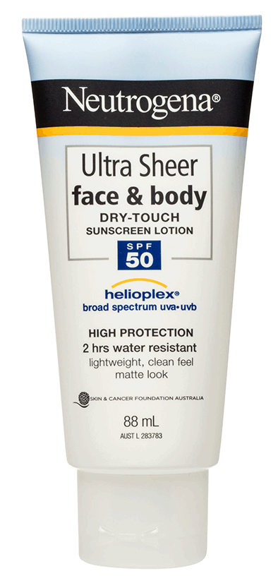 Neutrogena Ultra Sheer Face & Body Lotion SPF50 88ml