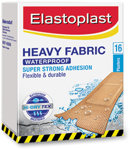 Elastoplast Heavy Fabric Waterproof Plasters 16 (26mm x 76mm) -DISCONTINUED-