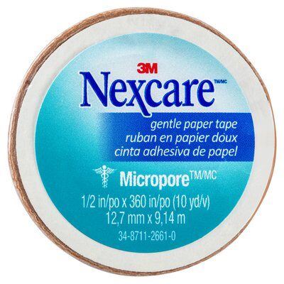 Nexcare Micropore Gentle Paper Tape Tan (12.7mm x 9.14m)