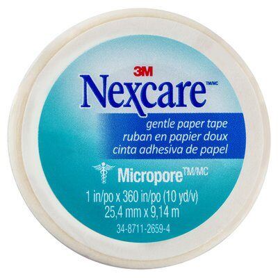 Nexcare Micropore Gentle Tape White (25.4mm x 9.14m)