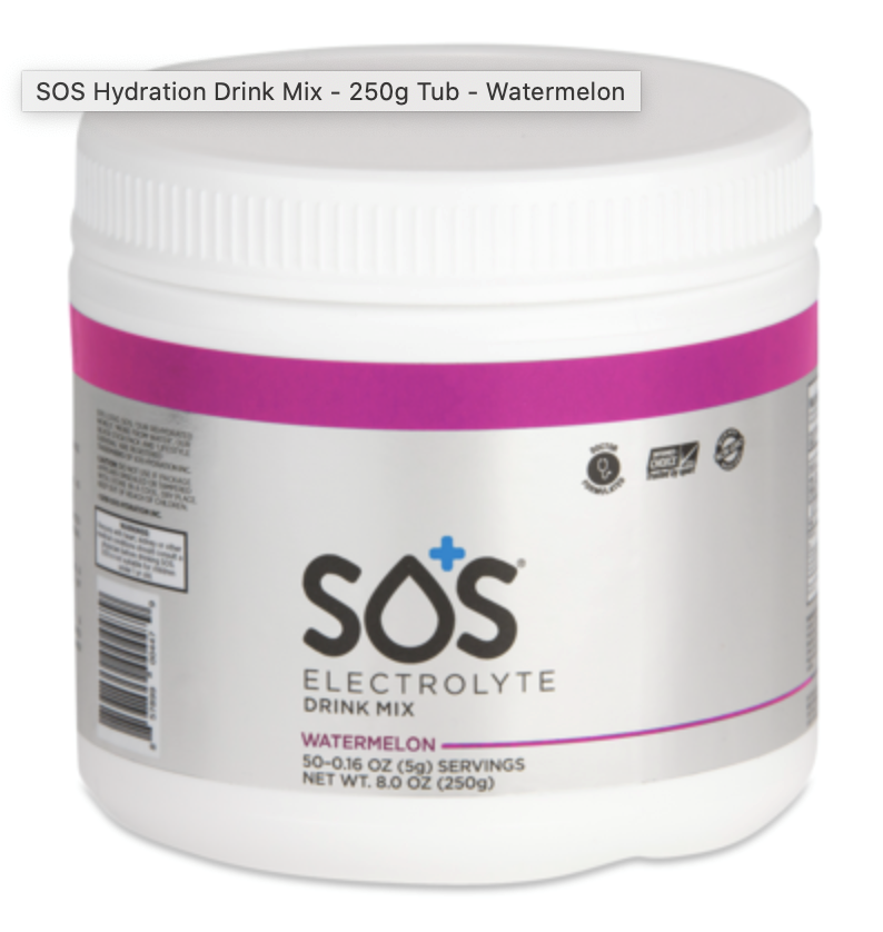 SOS Hydration Watermelon 250g Tub