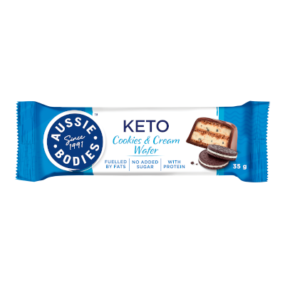 Aussie Bodies KETO Cookies & Cream Wafer