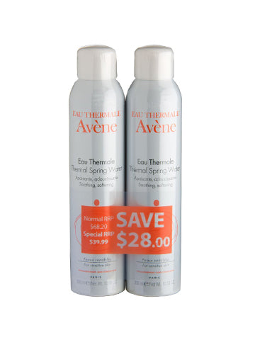 Avene Thermal Spring Water 2 x 300ml