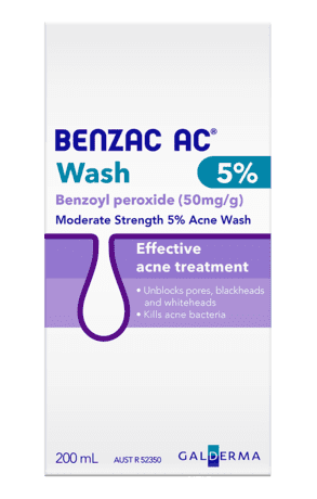 Benzac AC 5% Wash 200ml