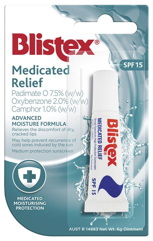 Blistex Medicated Relief SPF15 Ointment 6g DISCONTINUED