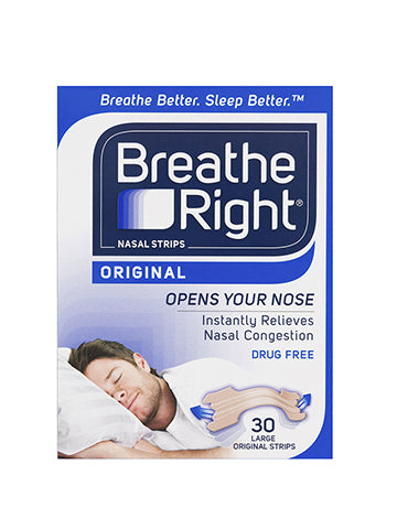 Breathe Right Original Nasal Strips Tan (Large) 30