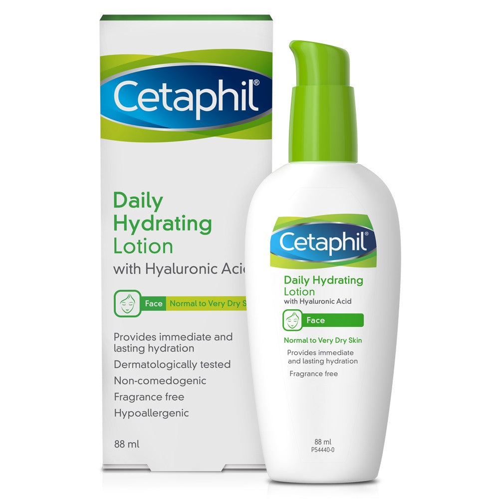 Cetaphil Face Daily Hydrating Lotion with Hyaluronic Acid 88ml