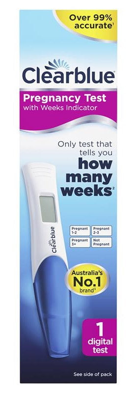 Clearblue Digital Pregnancy Test with Weeks Indicator 1 Test