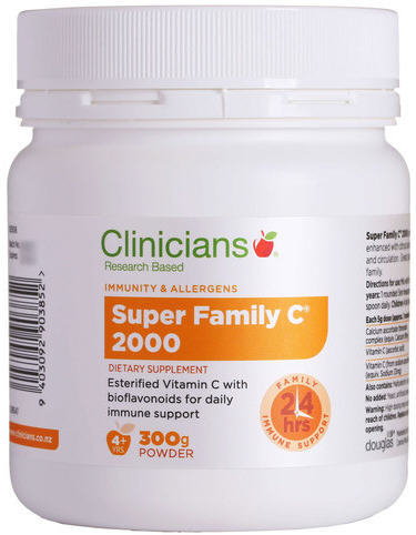 Clinicians Super Family C 2000 Vitamin C Powder 300g