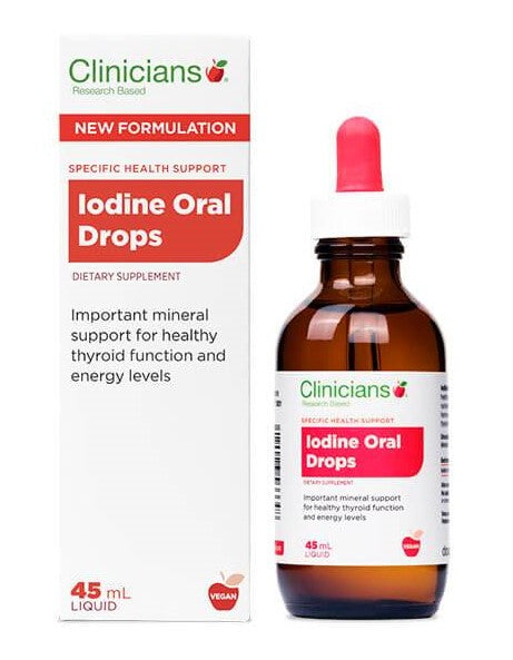 Clinicians Iodine Oral Drops (25mcg/drop) 45ml