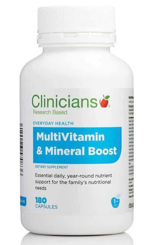 Clinicians Multivitamin & Mineral Boost Capsules 180