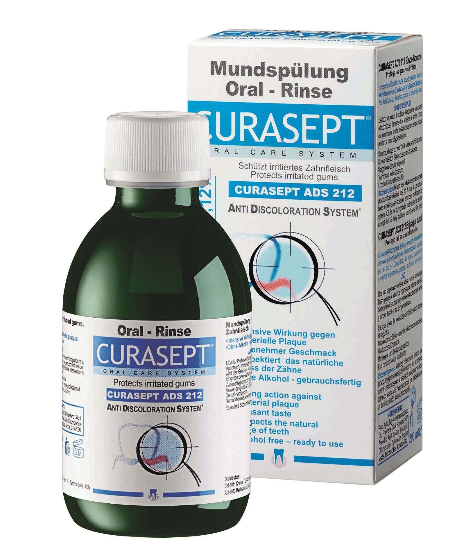 Curasept ADS 212 Chlorhexidine 0.12% Oral Rinse Mouthwash 200ml