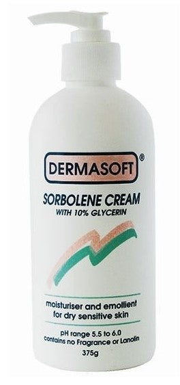 Dermasoft Sorbolene Cream with 10% Glycerin 375g