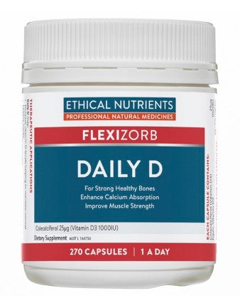 Ethical Nutrients Daily D 1000IU Capsules 270