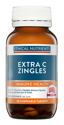 Ethical Nutrients Extra C Zingles Chewable Tablets 50 Berry