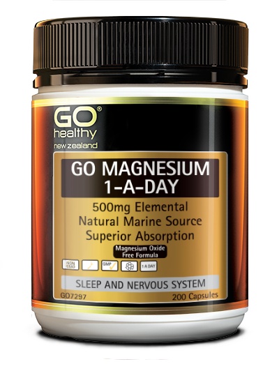 Go Healthy Magnesium 1-A-Day Capsules 200