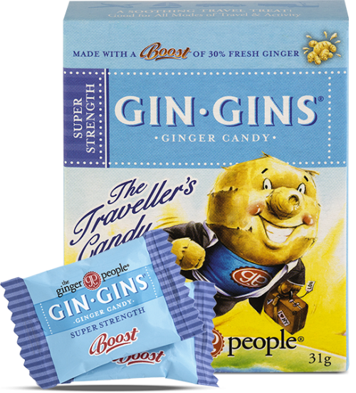 Gin Gins Super Strength Ginger Candy 31g