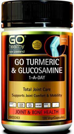 Go Healthy Turmeric & Glucosamine 1-A-Day VegeCapsules