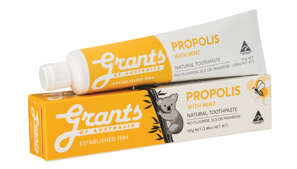 Grants Propolis with Mint Natural Toothpaste 110g