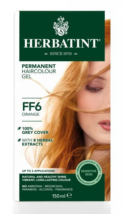 Herbatint Permanent Hair Colour Orange FF6