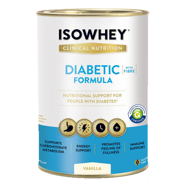 IsoWhey Diabetic Formula Madagascan Vanilla 640g
