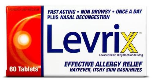 Levrix (Levocetirizine) 5mg Tablets