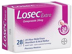 Losec Extra 20mg Tablets 28