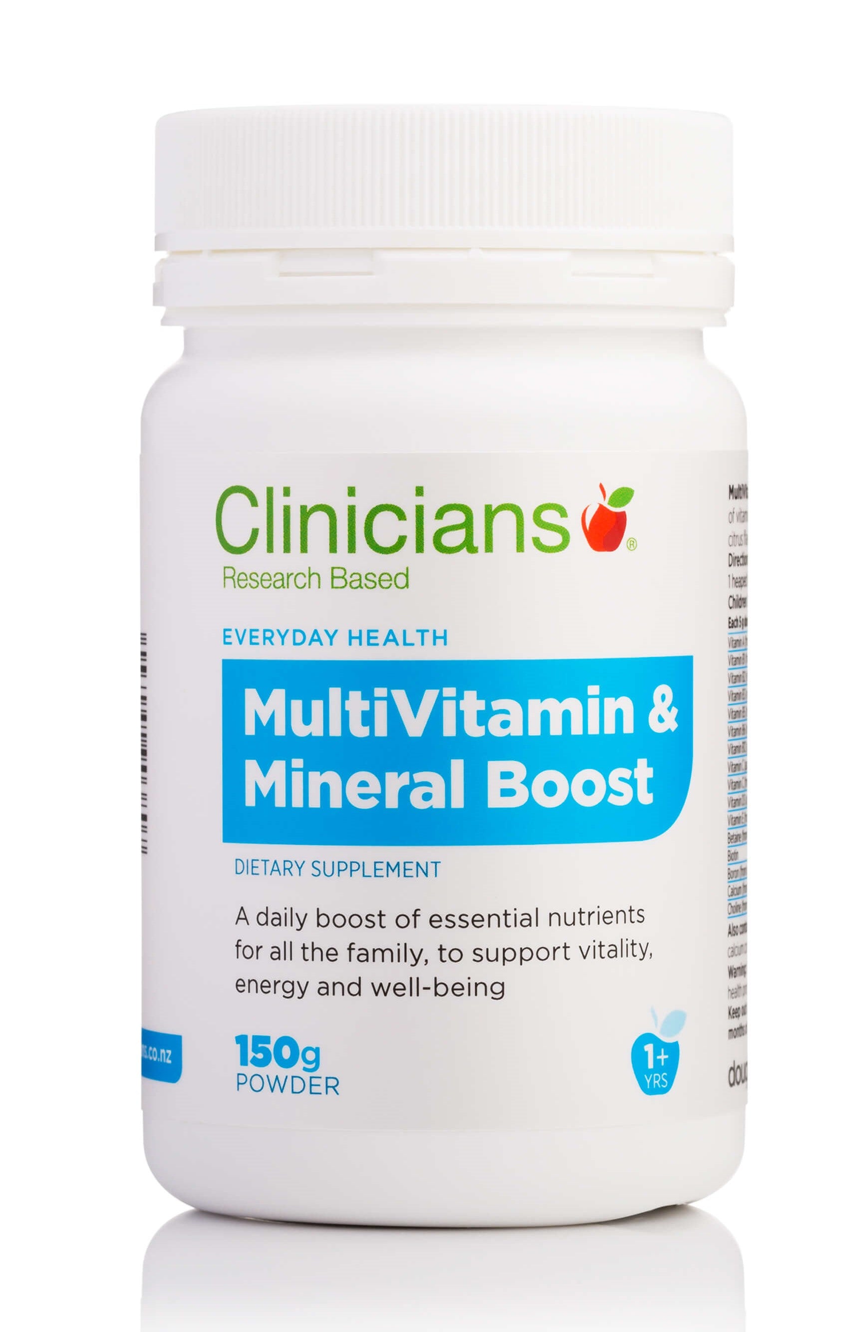 Clinicians MultiVitamin & Mineral Boost Powder 150g