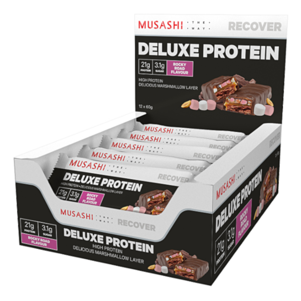 Musashi Deluxe Protein Bar Rocky Road Flavour