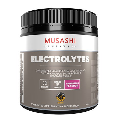 Musashi Electrolytes Watermelon Flavour 300g (30 Serves)