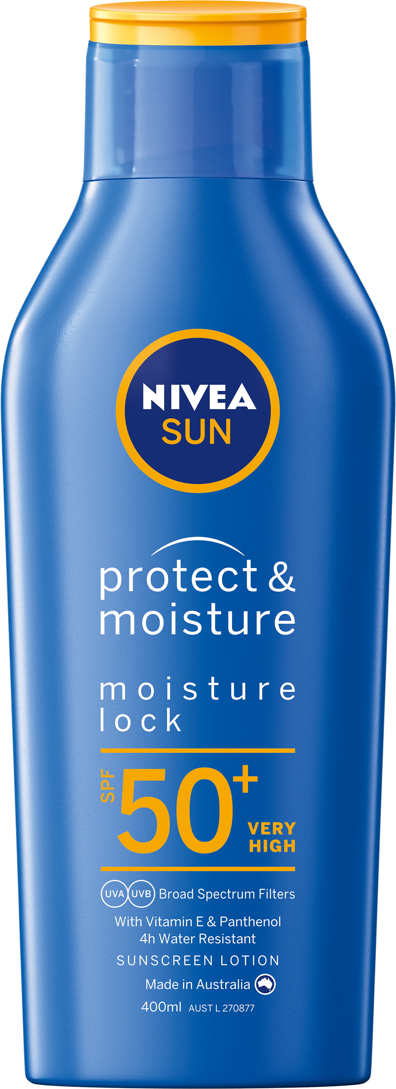 Nivea Sun Protect & Moisture Moisturising Sunscreen Lotion SPF 50+ 400ml