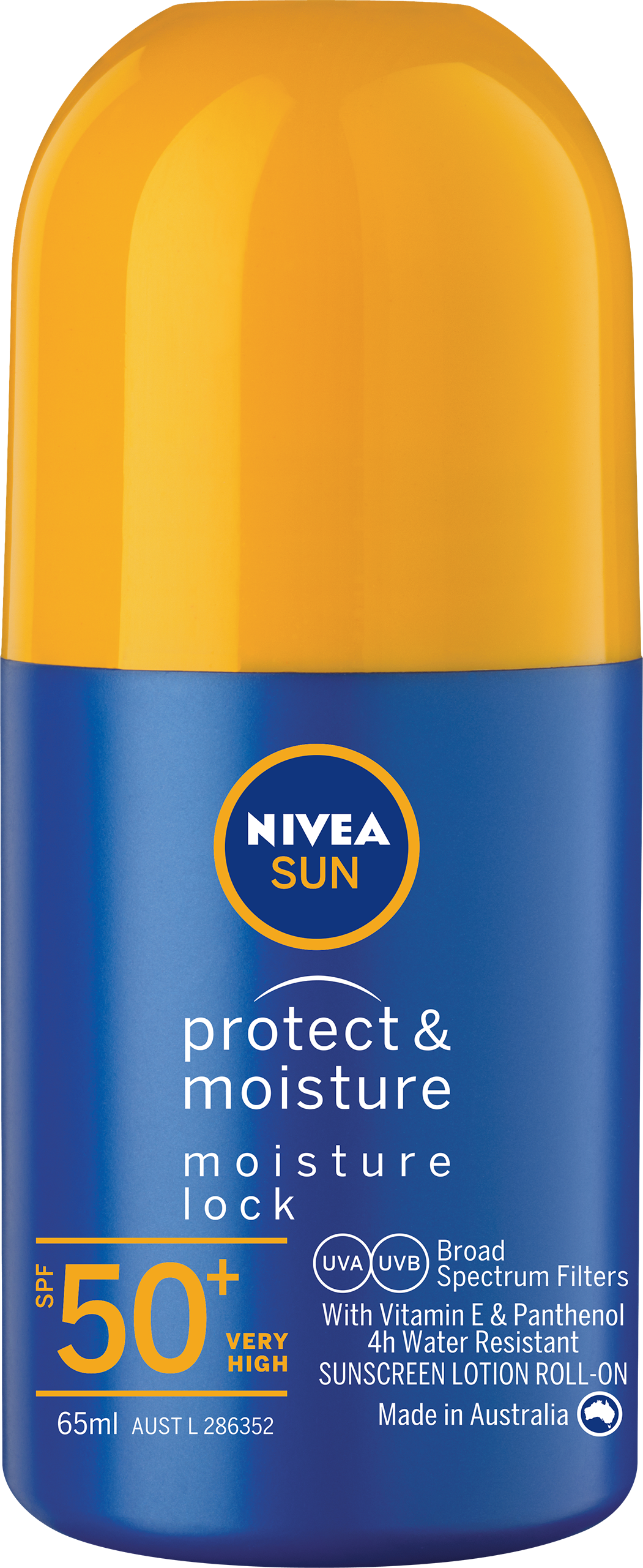 Nivea Protect & Moisture Moisture Lock SPF50+ Sunscreen Lotion Roll-On 65ml