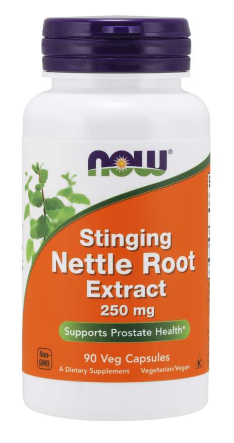 Now Stinging Nettle Root Extract 250mg Veg Capsules 90