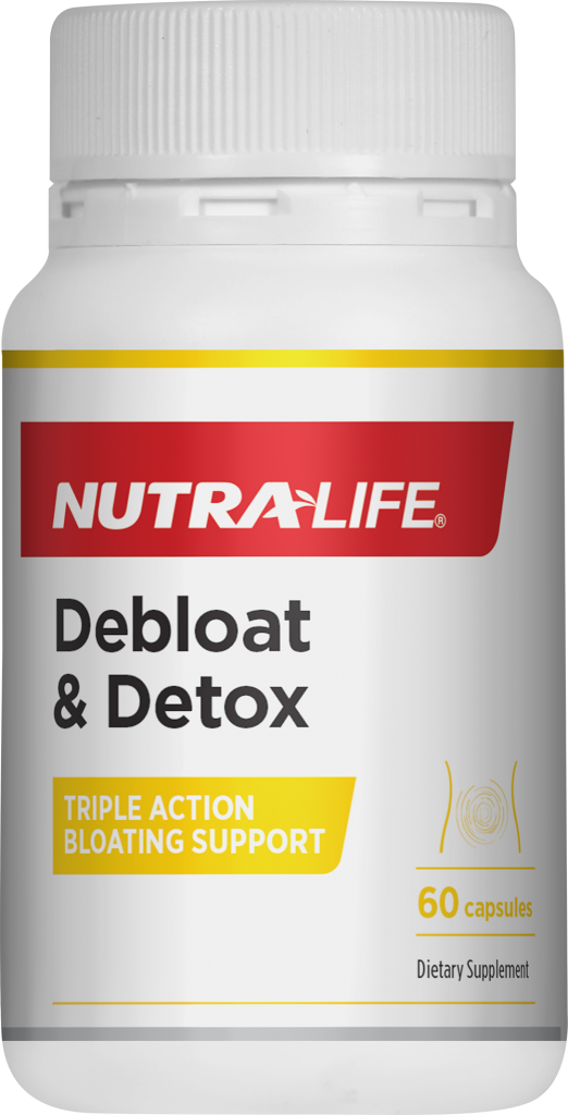 Nutra-Life Debloat & Detox Capsules 60